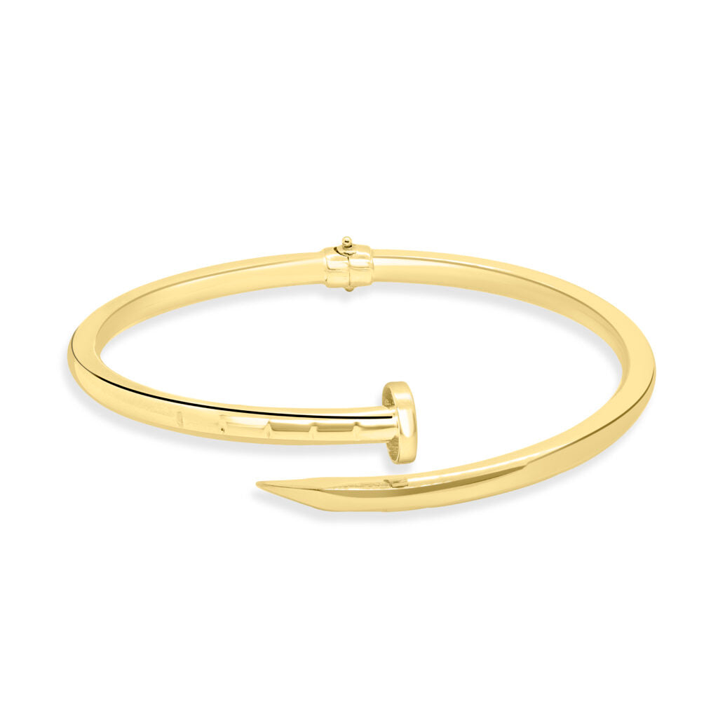 10K Yellow gold bangle bracelet