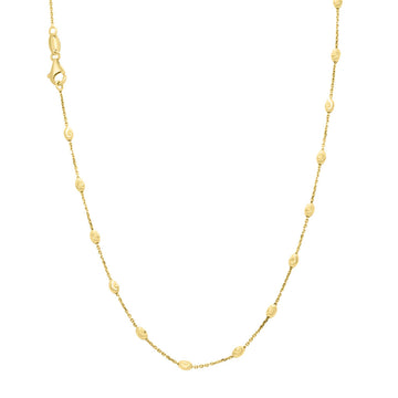 18″ 10K Yellow gold necklace