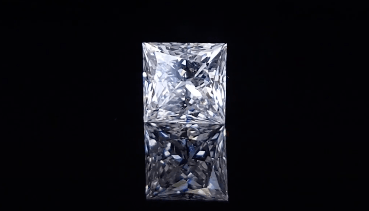 Diamant de laboratoire taille princesse 1,40 ct couleur D pureté VS2 