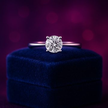 Lab-grown solitaire engagement ring 1.01 (ctw) 14k gold