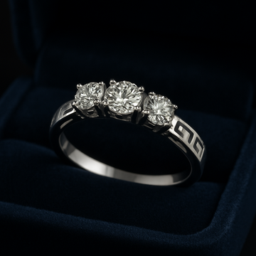 Diamants de 0,36 carat (ctw) en or blanc 14 carats
