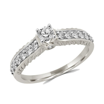 Precious engagement ring 0.51 (ctw) in 14k white gold