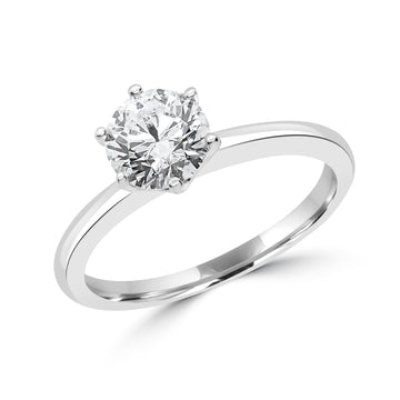 Solitaire Lab-Grown diamond ring 1.01 (ctw) 14k gold