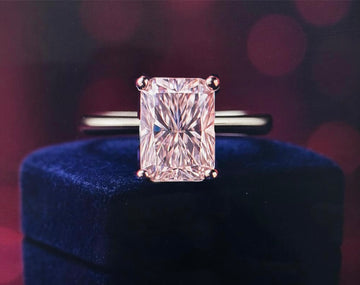 Bague de fiançailles solitaire avec diamants cultivés en laboratoire Marquise 0,73 (ct) en or 14 carats