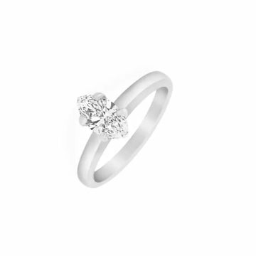 Marquise Lab-grown diamond solitaire engagement ring 0.73 (ctw) 14k gold