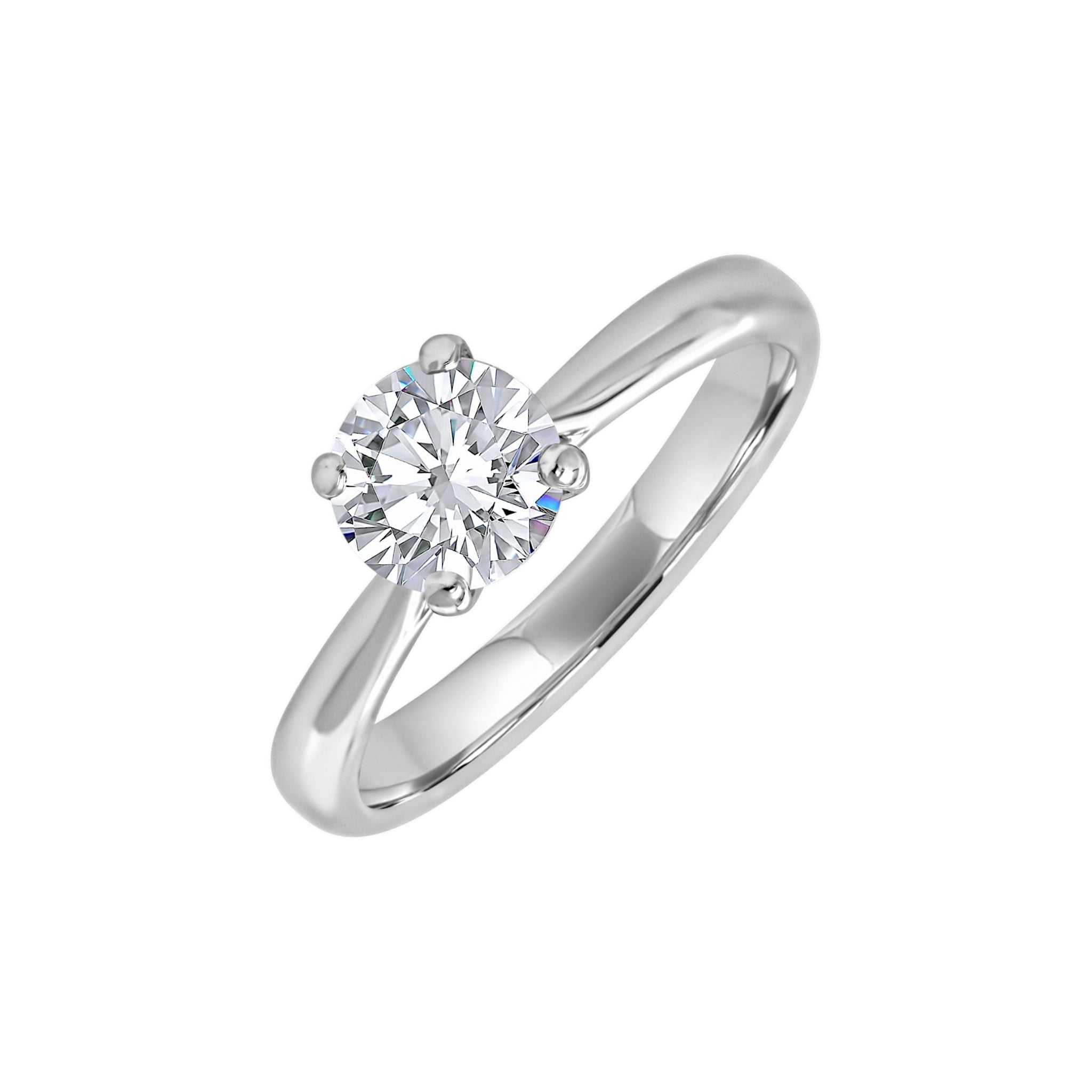 Solitaire Lab-Grown diamond ring 1.00 (ctw) 14k gold