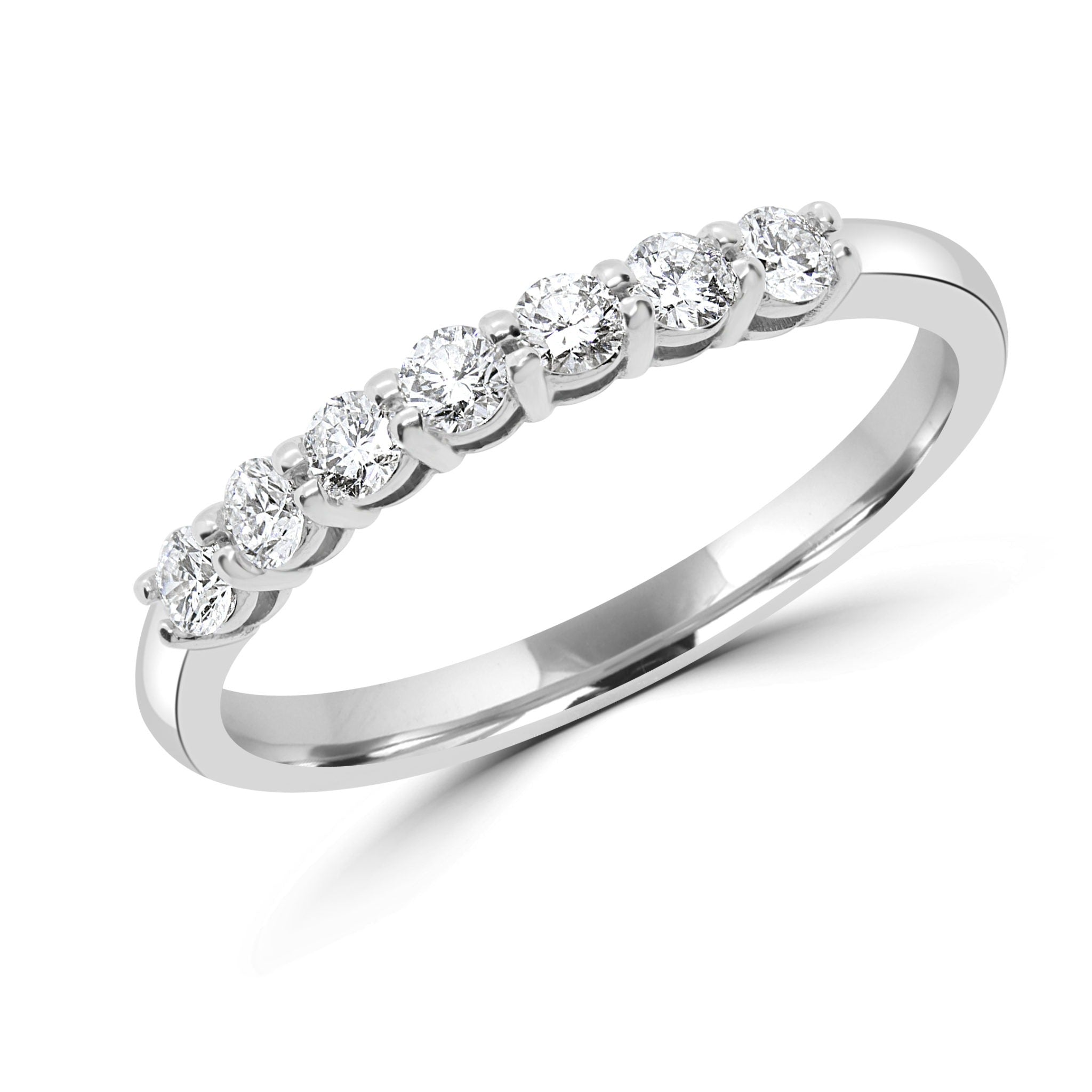 Charismatic semi-eternity ring 0.35 (ctw) in 14k gold