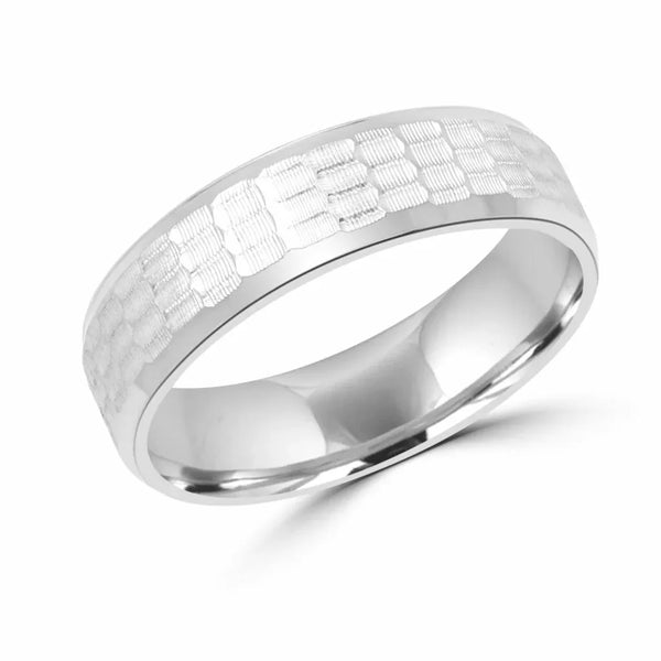 Gracious unisex gold wedding band (6mm)