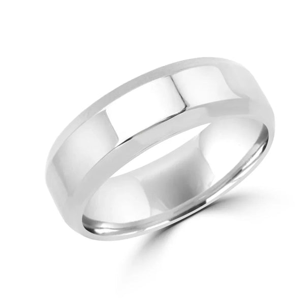 Spunky style wedding Band (7mm) matte finish