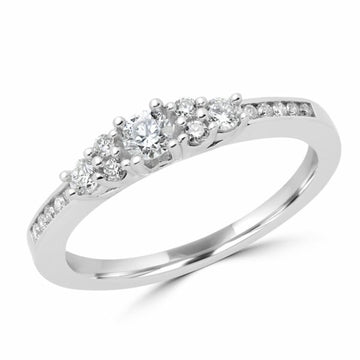 0.42 Carat (ctw) Charming Engagement Ring in 14k Gold