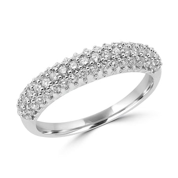 Sparkly diamond ring 0.58 (ctw) in 14k white gold