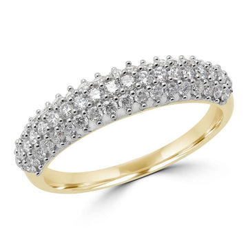 Fashion diamond ring 0.58 (ctw) in 14k yellow gold