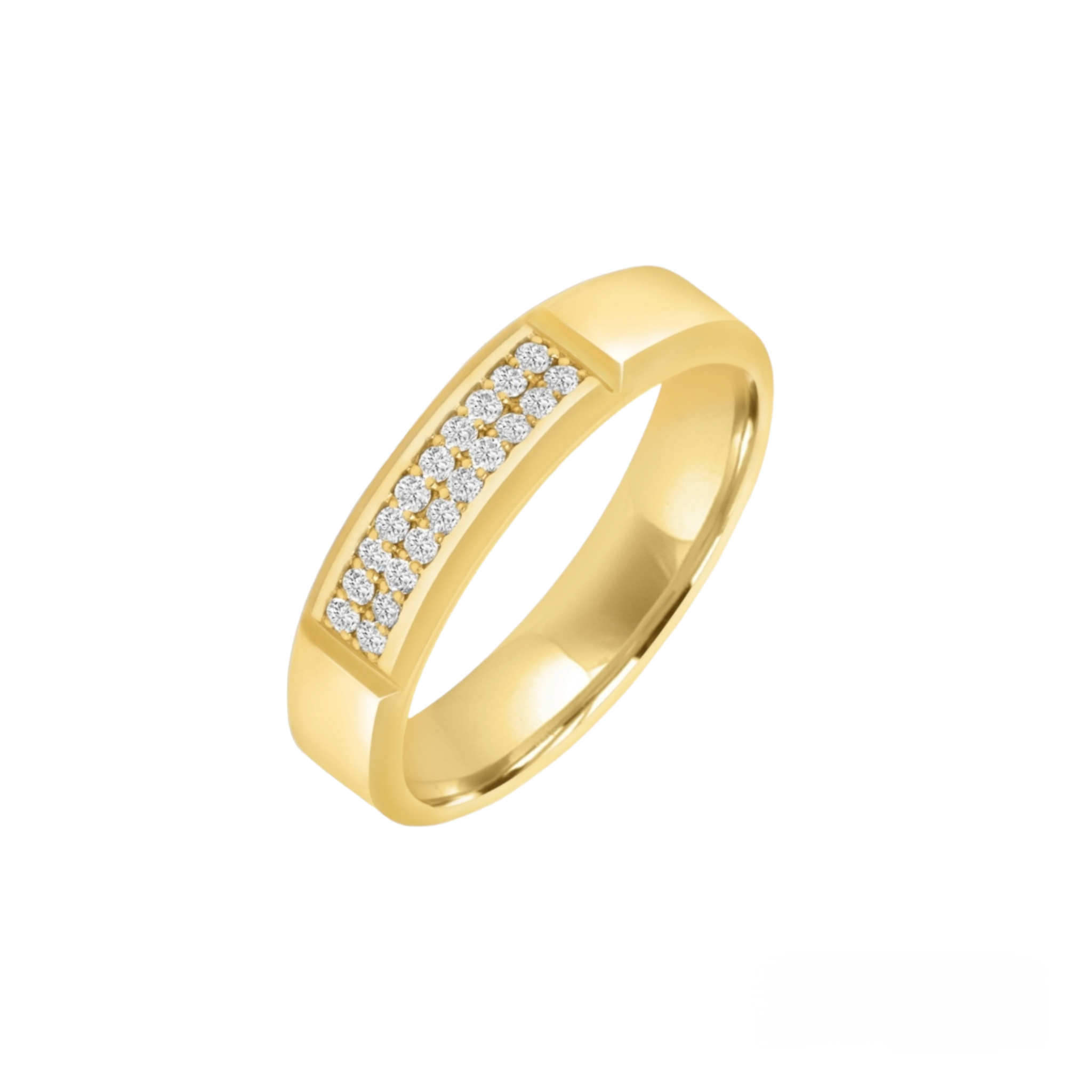 Bague pour hommes avec diamants cultivés en laboratoire 0,25 (ct) en or 10 carats 