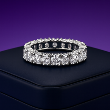 Eternity lab-grown diamond ring 2.25 (ctw) in 14k white gold