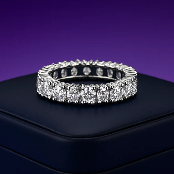 Eternity lab-grown diamond ring 2.25 (ctw) in 14k white gold