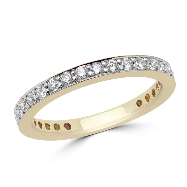 Eternity diamond wedding band 0.32 (ctw) in 10k yellow gold