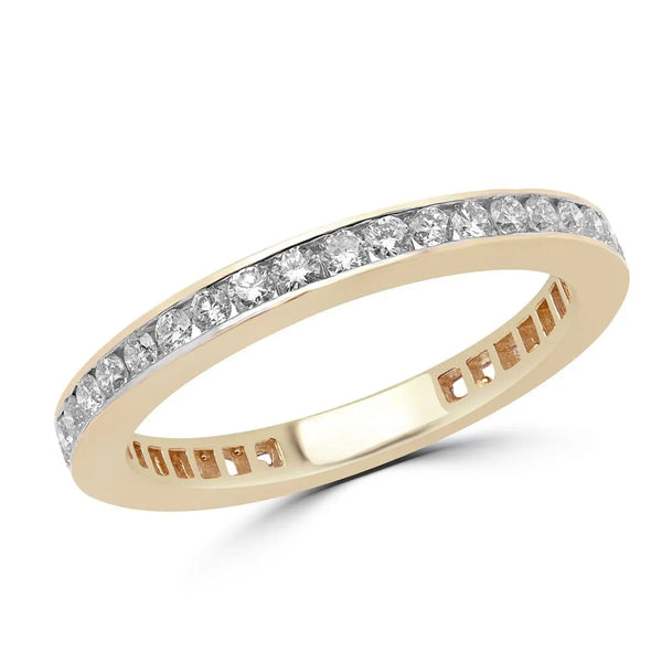 Eternity anniversary wedding band 0.70 (ctw) in 14k yellow gold