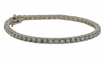 Tennis bracelet lab-grown diamond 8.70 (ctw) in 14k white gold