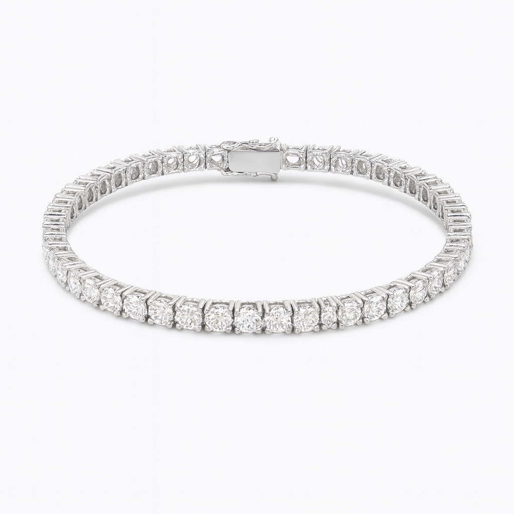 Tennis bracelet lab-grown diamond 8.15 (ctw) in 14k white gold