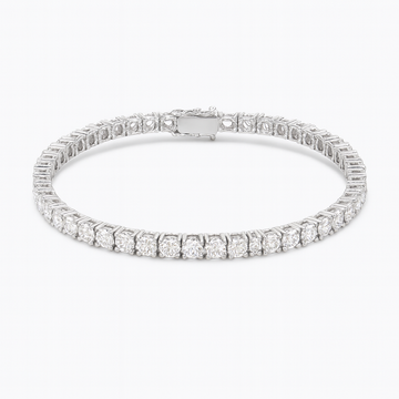 Tennis bracelet lab-grown diamond 8.15 (ctw) in 14k white gold