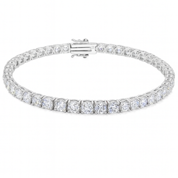 Tennis bracelet lab-grown diamond 12.1 (ctw) in 14k white gold
