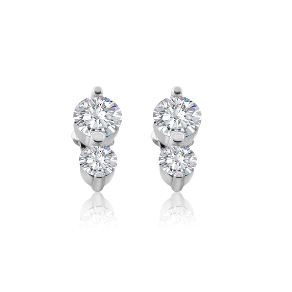 Lab-Grown diamond earrings 2.7 (ctw) in 14k gold