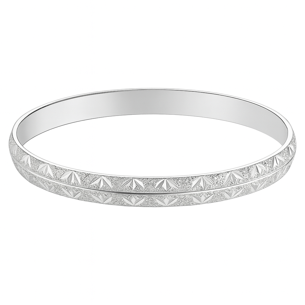 Bracelet jonc élégant en or jaune 10 carats 