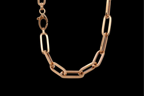 16″ 10K Rose gold chain design