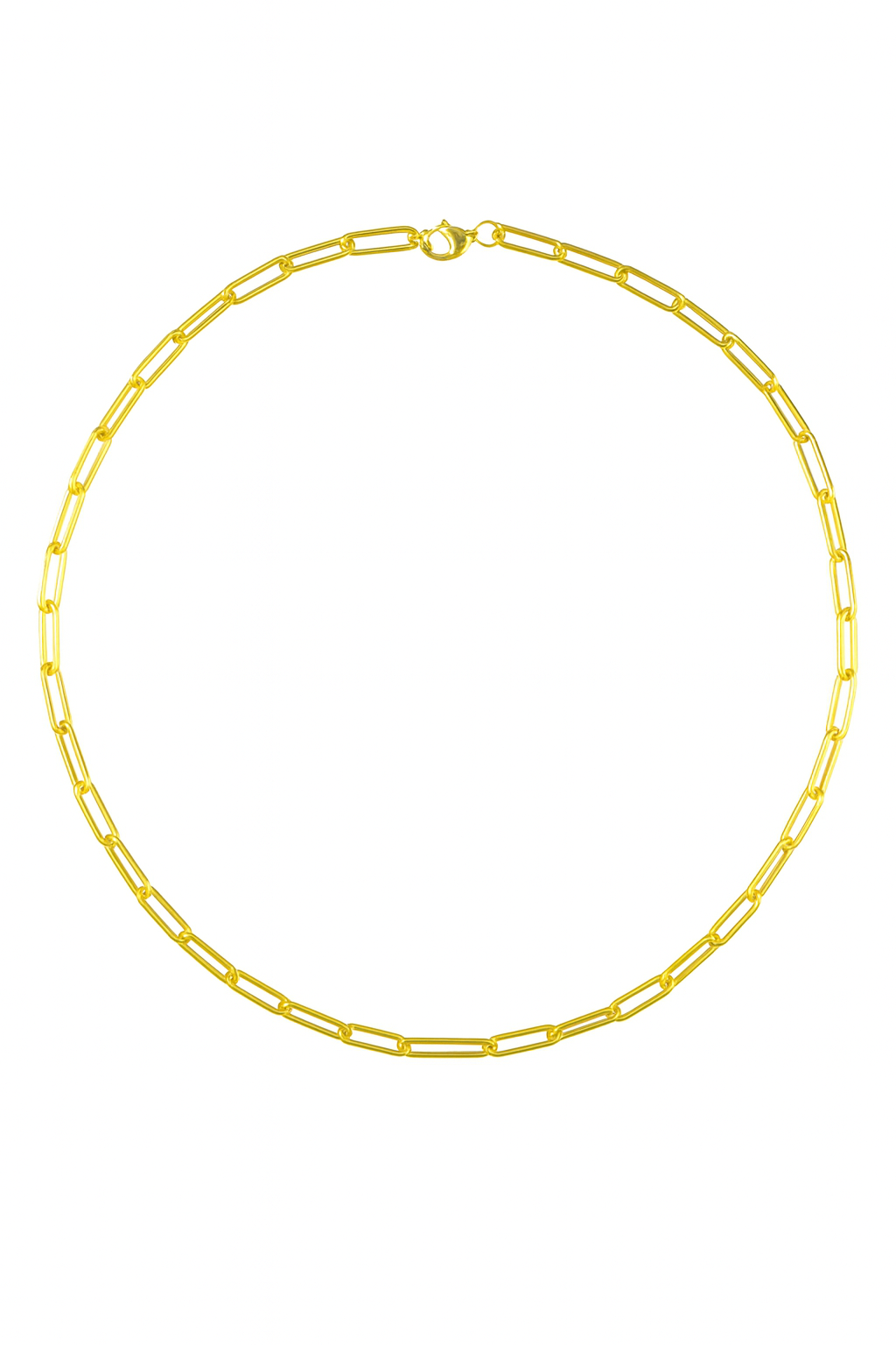 16″ 3.9MM 10K yellow gold fancy chain design