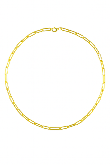 16″ 3.9MM 10K yellow gold fancy chain design