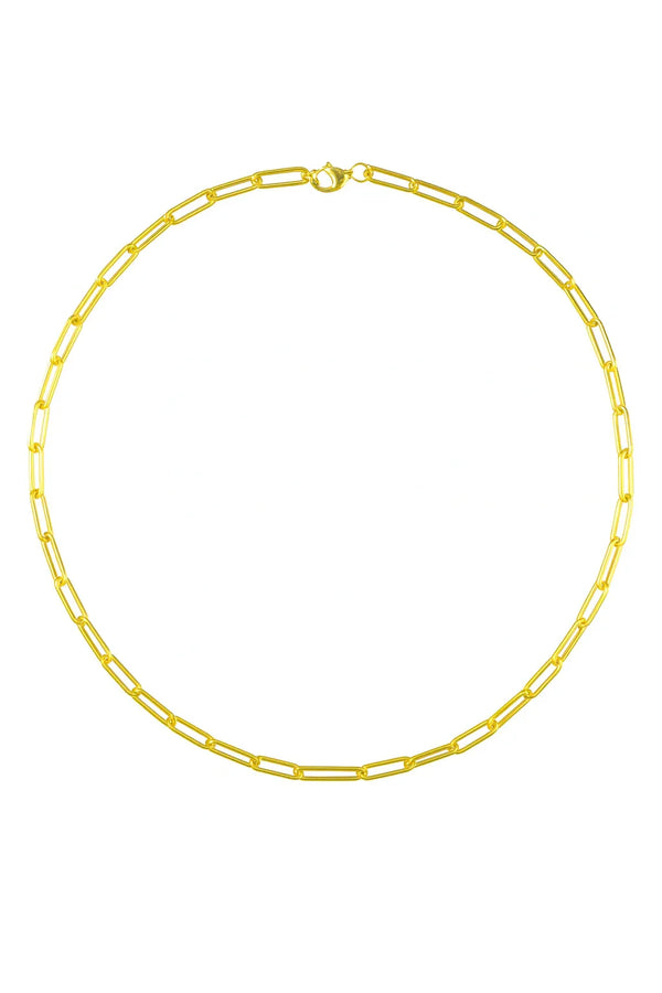 16″ 3.9MM 10K yellow gold fancy chain design