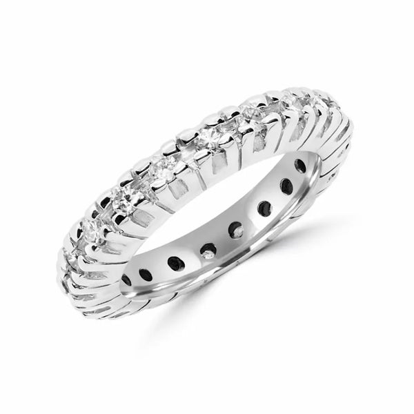 Eternity diamond ring 0.65 (ctw) in 14k white gold