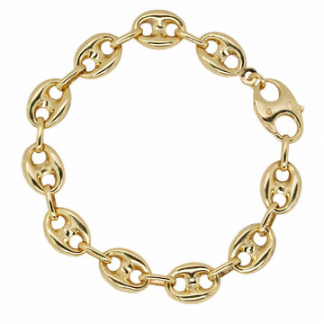 7″ 10k Yellow gold fancy bracelet 10K with