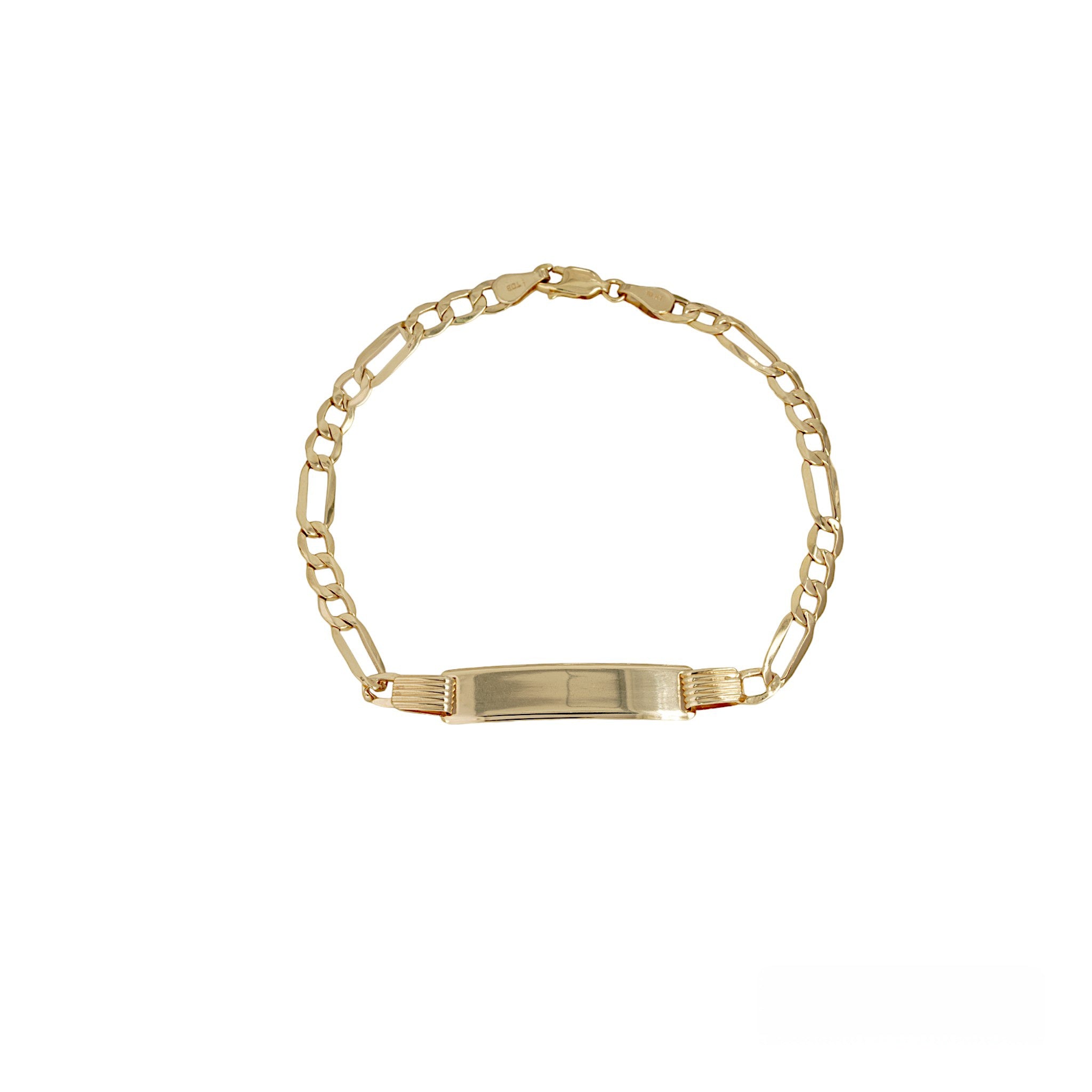 8″ 10K yellow gold Medical bracelet