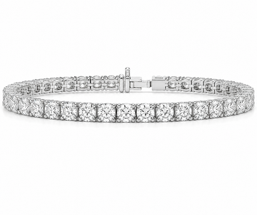 Tennis bracelet lab-grown diamond 17.30 (ctw) in 14k white gold