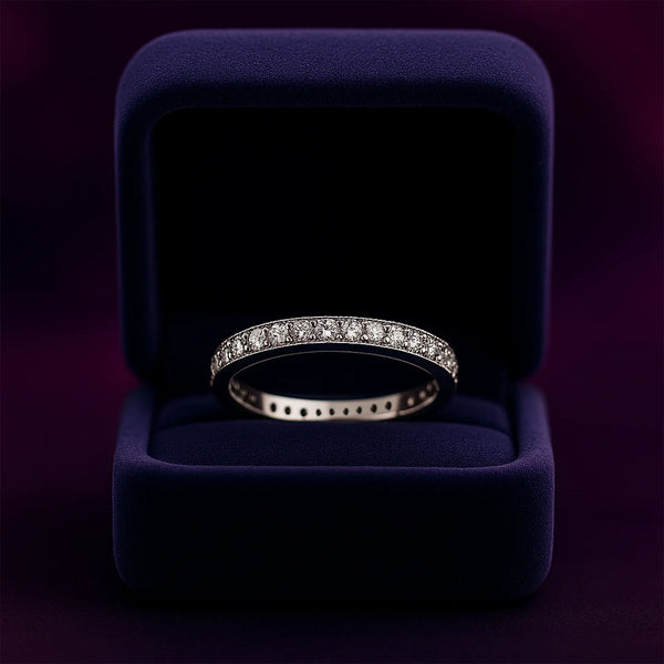 Eternity diamond wedding ring 0.33 (ctw) in 10k white gold