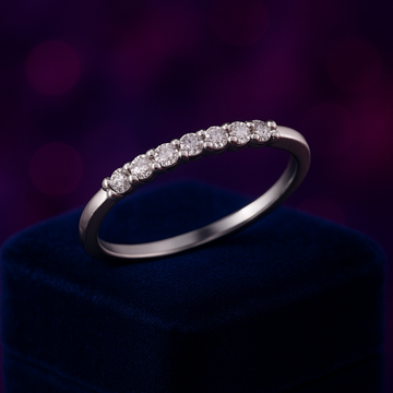 Bague semi-éternité douce 0,21 (ctw) en or 14 carats