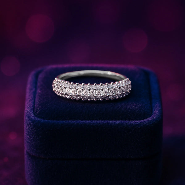 Sparkly diamond ring 0.58 (ctw) in 14k white gold