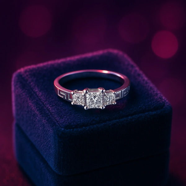 0.36 Carat (ctw) Diamonds in 10k White Gold