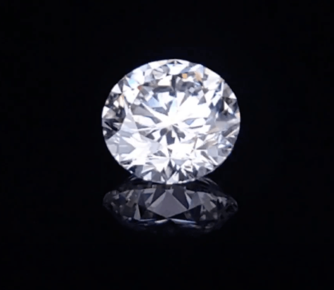 Round shape lab-grown diamond 3.50 ct vs2 f
