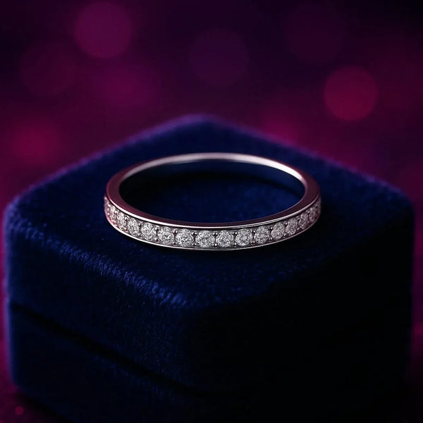 Semi-eternity affection ring 0.30 (ctw) in 14k gold