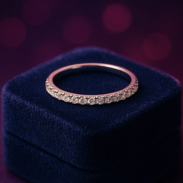 Eternity diamond wedding ring 0.33 (ctw) in 10k white gold