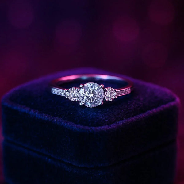 0.42 Carat (ctw) Charming Engagement Ring in 14k Gold