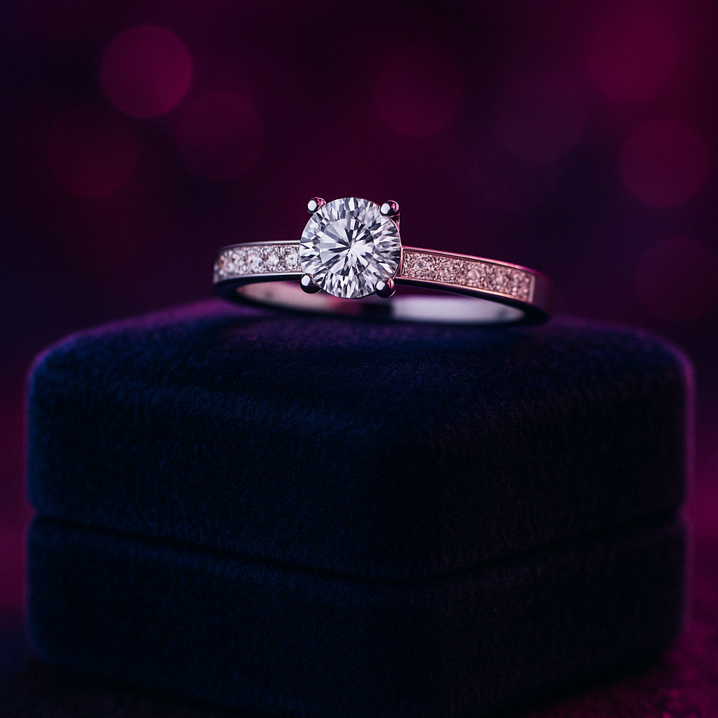 Solitaire diamond ring 0.65 (ctw) in 14k gold
