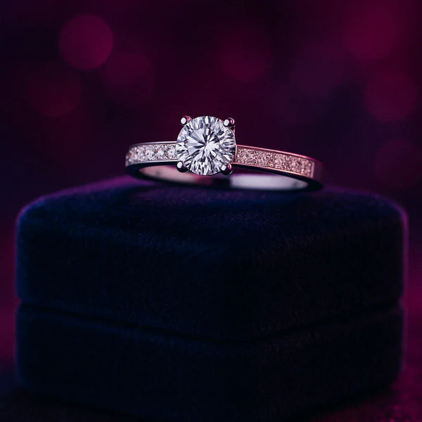 Solitaire diamond ring 0.65 (ctw) in 14k gold