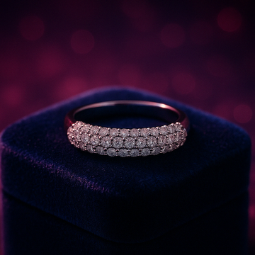 Sparkly diamond ring 0.58 (ctw) in 14k white gold