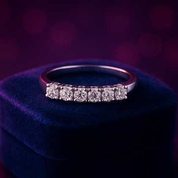 Semi-eternity ring 0.56 (ctw) in 14k two tone gold