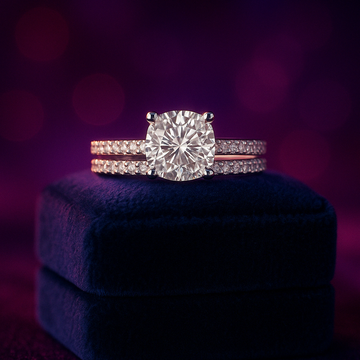 Bague solitaire diamant 2,28 (ct) en or 14 carats 