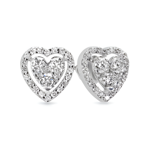 Diamond earrings from the GDM collection